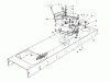 Toro 56155 (11-32) - 11-32 Rear Engine Rider, 1987 (7000001-7999999) Ersatzteile TRANSMISSION LINKAGE ASSEMBLY