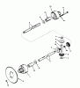 Toro 56170 (11-32) - 11-32 Professional, 1985 (5000001-5999999) Ersatzteile DIFFERENTIAL MODEL 100-024
