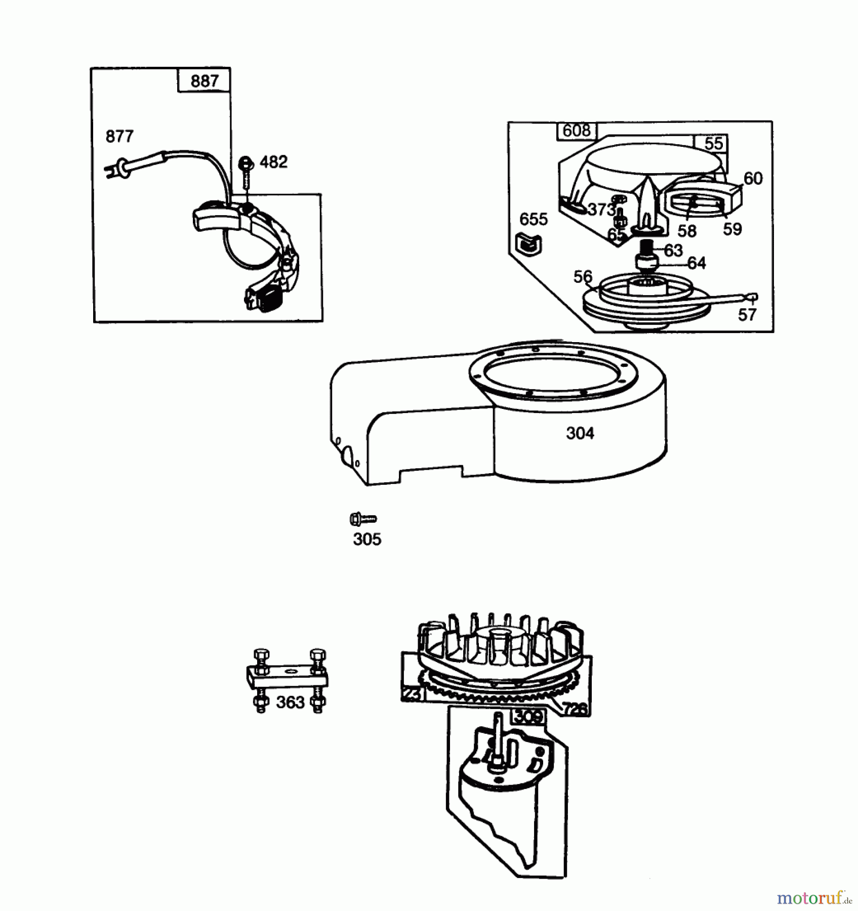 Toro Neu Mowers, Rear-Engine Rider 56170 (11-32) - Toro 11-32 Professional, 1985 (5000001-5999999) ENGINE BRIGGS & STRATTON MODEL NO. 253707-0177-01 #3
