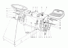 Toro 56170 (11-32) - 11-32 Professional, 1985 (5000001-5999999) Ersatzteile SEAT & STEERING WHEEL ASSEMBLY