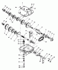 Toro 56170 (11-32) - 11-32 Professional, 1985 (5000001-5999999) Ersatzteile TRANSMISSION MODEL 770