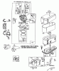 Toro 56177 (12-32) - 12-32 Rear Engine Rider, 1992 (2000001-2999999) Ersatzteile BRIGGS & STRATTON MODEL NO. 286707-0119-01 (CONT.