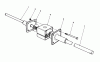 Toro 56177 (12-32) - 12-32 Rear Engine Rider, 1992 (2000001-2999999) Ersatzteile DIFFERENTIAL ASSEMBLY