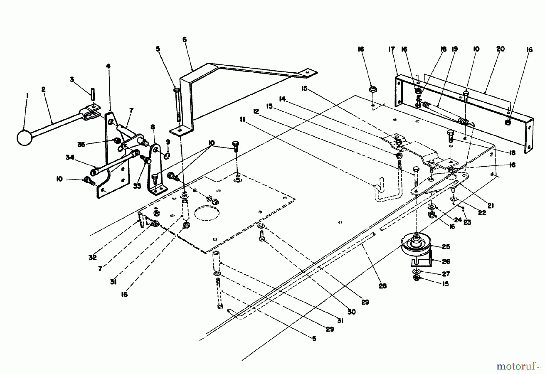 Toro Neu Mowers, Rear-Engine Rider 56177 (12-32) - Toro 12-32 Rear Engine Rider, 1992 (2000001-2999999) TRACTION ASSEMBLY