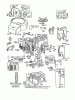 Toro 56185 (8-32) - 8-32 Rear Engine Rider, 1991 (1000001-1999999) Ersatzteile BRIGGS & STRATTON MODEL NO. 191707-6021-01 #1