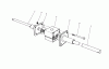 Toro 56185 (8-32) - 8-32 Rear Engine Rider, 1991 (1000001-1999999) Ersatzteile DIFFERENTIAL ASSEMBLY