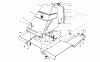 Toro 56185 (8-32) - 8-32 Rear Engine Rider, 1991 (1000001-1999999) Ersatzteile FRONT TOWER ASSEMBLY