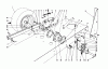 Toro 56185 (8-32) - 8-32 Rear Engine Rider, 1991 (1000001-1999999) Ersatzteile REAR AXLE ASSEMBLY