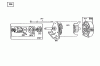 Toro 56185 (8-32) - 8-32 Rear Engine Rider, 1991 (1000001-1999999) Ersatzteile STARTER-BRIGGS & STRATTON NO. 286707-0119-01