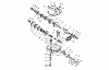 Toro 56185 (8-32) - 8-32 Rear Engine Rider, 1991 (1000001-1999999) Ersatzteile TRANSMISSION PEERLESS MODEL 770A