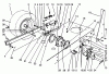 Toro 56190 (10-32) - 10-32 Recycler Rider, 1992 (2000001-2999999) Ersatzteile REAR AXLE ASSEMBLY