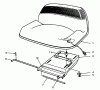 Toro 56190 (10-32) - 10-32 Recycler Rider, 1992 (2000001-2999999) Ersatzteile SEAT ASSEMBLY