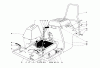 Toro 56575 - 25" Whirlwind Rider Electric, 1972 (2000001-2999999) Ersatzteile BODY AND SEAT ASSEMBLY