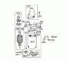 Toro 56575 - 25" Whirlwind Rider Electric, 1972 (2000001-2999999) Ersatzteile STARTER ASSEMBLY (FOR ENGINE 130905-0368)