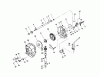 Toro 56575 - 25" Whirlwind Rider Electric, 1972 (2000001-2999999) Ersatzteile TRANSMISSION ASSEMBLY