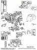 Toro 70040 (8-25) - 8-25 Rear Engine Rider, 1993 (39000001-39999999) Ersatzteile BRIGGS & STRATTON MODEL NO. 191707-0121-01 #1