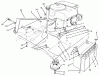 Toro 70040 (8-25) - 8-25 Rear Engine Rider, 1993 (39000001-39999999) Ersatzteile ENGINE ASSEMBLY