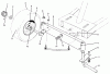 Toro 70040 (8-25) - 8-25 Rear Engine Rider, 1993 (39000001-39999999) Ersatzteile FRONT AXLE ASSEMBLY
