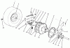 Toro 70040 (8-25) - 8-25 Rear Engine Rider, 1993 (39000001-39999999) Ersatzteile REAR AXLE ASSEMBLY