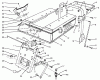 Toro 70040 (8-25) - 8-25 Rear Engine Rider, 1993 (39000001-39999999) Ersatzteile REAR BODY ASSEMBLY