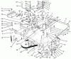Toro 70040 (8-25) - 8-25 Rear Engine Rider, 1993 (39000001-39999999) Ersatzteile TRANSMISSION & LINKAGE ASSEMBLY