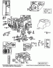 Toro 70040 (8-25) - 8-25 Rear Engine Rider, 1994 (49000001-49999999) Ersatzteile BRIGGS & STRATTON MODEL NO. 195707-0121-01 #1