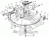 Toro 70040 (8-25) - 8-25 Rear Engine Rider, 1994 (49000001-49999999) Ersatzteile CUTTING UNIT ASSEMBLY