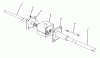 Toro 70040 (8-25) - 8-25 Rear Engine Rider, 1994 (49000001-49999999) Ersatzteile DIFFERENTIAL ASSEMBLY