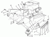 Toro 70040 (8-25) - 8-25 Rear Engine Rider, 1994 (49000001-49999999) Ersatzteile ENGINE ASSEMBLY