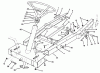 Toro 70040 (8-25) - 8-25 Rear Engine Rider, 1994 (49000001-49999999) Ersatzteile FRAME ASSEMBLY