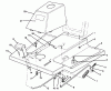 Toro 70040 (8-25) - 8-25 Rear Engine Rider, 1994 (49000001-49999999) Ersatzteile FRONT BODY ASSEMBLY