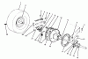 Toro 70040 (8-25) - 8-25 Rear Engine Rider, 1994 (49000001-49999999) Ersatzteile REAR AXLE ASSEMBLY