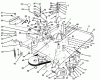 Toro 70040 (8-25) - 8-25 Rear Engine Rider, 1994 (49000001-49999999) Ersatzteile TRANSMISSION & LINKAGE ASSEMBLY