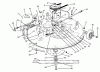 Toro 70040 (8-25) - 8-25 Rear Engine Rider, 1995 (59000001-59999999) Ersatzteile CUTTING UNIT ASSEMBLY