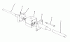 Toro 70040 (8-25) - 8-25 Rear Engine Rider, 1995 (59000001-59999999) Ersatzteile DIFFERENTIAL ASSEMBLY