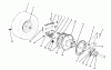 Toro 70040 (8-25) - 8-25 Rear Engine Rider, 1995 (59000001-59999999) Ersatzteile REAR AXLE ASSEMBLY