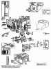 Toro 70040 (8-25) - 8-25 Rear Engine Rider, 1997 (7900001-7900578) Ersatzteile BRIGGS & STRATTON MODEL NO. 195707-0121-01 #1