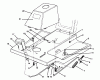 Toro 70040 (8-25) - 8-25 Rear Engine Rider, 1997 (7900001-7900578) Ersatzteile FRONT BODY ASSEMBLY