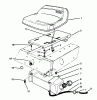 Toro 70040 (8-25) - 8-25 Rear Engine Rider, 1997 (7900001-7900578) Ersatzteile SEAT & GAS TANK ASSEMBLY