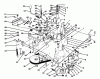 Toro 70040 (8-25) - 8-25 Rear Engine Rider, 1997 (7900001-7900578) Ersatzteile TRANSMISSION & LINKAGE ASSEMBLY