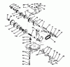 Toro 70040 (8-25) - 8-25 Rear Engine Rider, 1997 (7900001-7900578) Ersatzteile TRANSMISSION PEERLESS MODEL 700-025