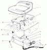 Toro 70040 (8-25) - 8-25 Rear Engine Rider, 1998 (8900001-8999999) Ersatzteile DEAT & GAS TANK ASSEMBLY