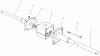 Toro 70040 (8-25) - 8-25 Rear Engine Rider, 1998 (8900001-8999999) Ersatzteile DIFFERENTIAL ASSEMBLY