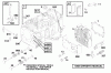 Toro 70041 (8-25) - 8-25 Rear Engine Rider, 1998 (8900001-8999999) Ersatzteile ENGINE BRIGGS & STRATTON MODEL 195707-0421-E1 #1