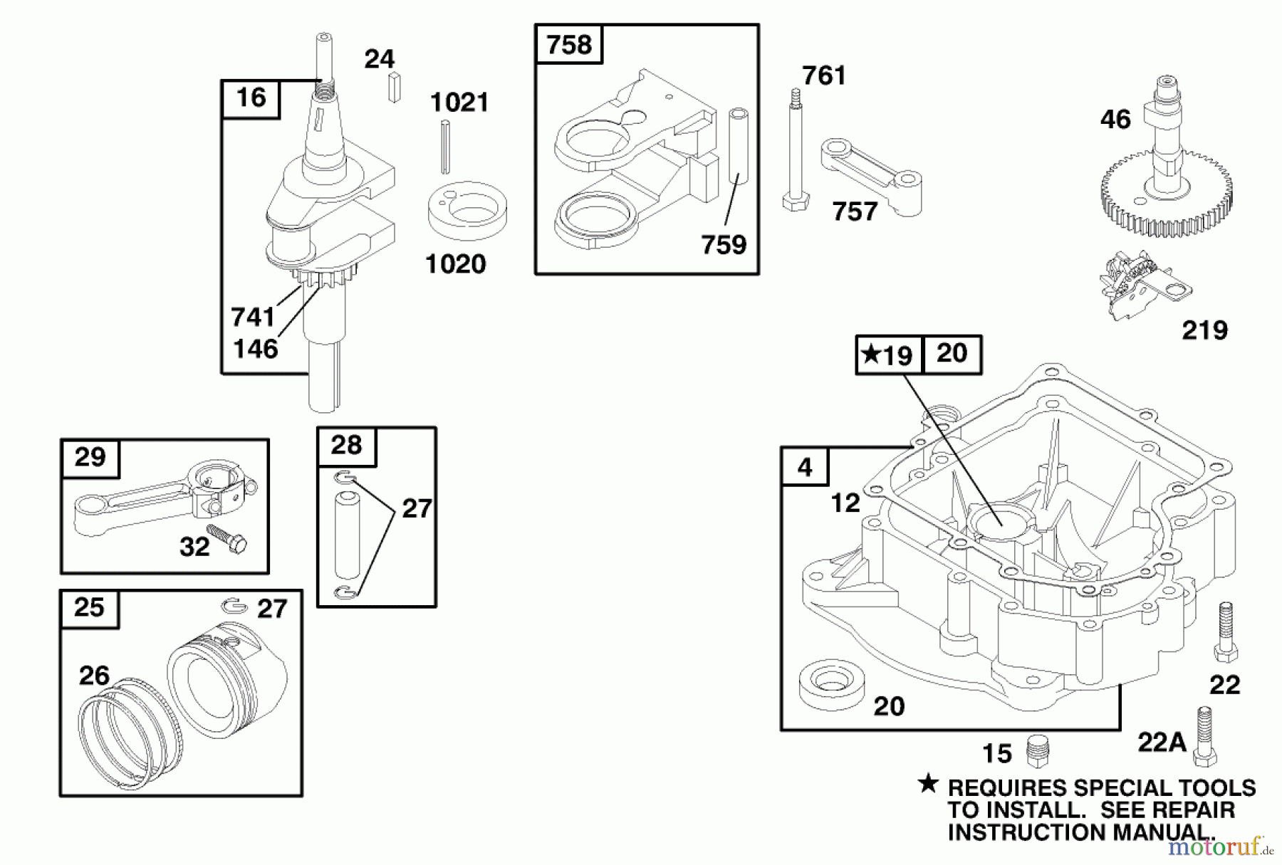 Toro Neu Mowers, Rear-Engine Rider 70041 (8-25) - Toro 8-25 Rear Engine Rider, 1998 (8900001-8999999) ENGINE BRIGGS & STRATTON MODEL 195707-0421-E1 #2