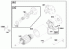 Toro 70041 (8-25) - 8-25 Rear Engine Rider, 1998 (8900001-8999999) Ersatzteile ENGINE BRIGGS & STRATTON MODEL 195707-0421-EL