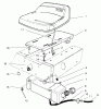 Toro 70041 (8-25) - 8-25 Rear Engine Rider, 1998 (8900001-8999999) Ersatzteile SEAT & GAS TANK ASSEMBLY
