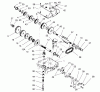 Toro 70041 (8-25) - 8-25 Rear Engine Rider, 1998 (8900001-8999999) Ersatzteile TRANSMISSION PEERLESS MODEL 700-025