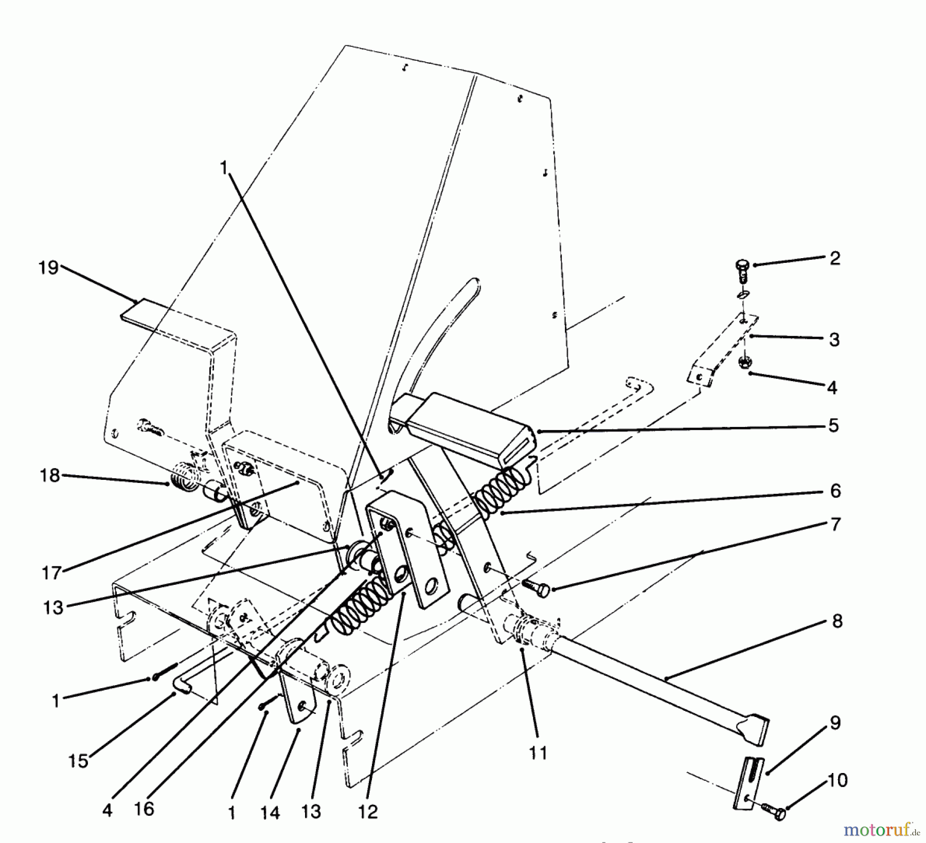 Toro Neu Mowers, Rear-Engine Rider 70042 (8-32) - Toro 8-32 Rear Engine Rider, 1993 (3900001-3999999) BRAKE & CLUTCH ASSEMBLY