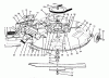 Toro 70140 (12-32) - 12-32 Rear Engine Rider, 1993 (3900001-3999999) Ersatzteile MOWER ASSEMBLY-RECYCLER